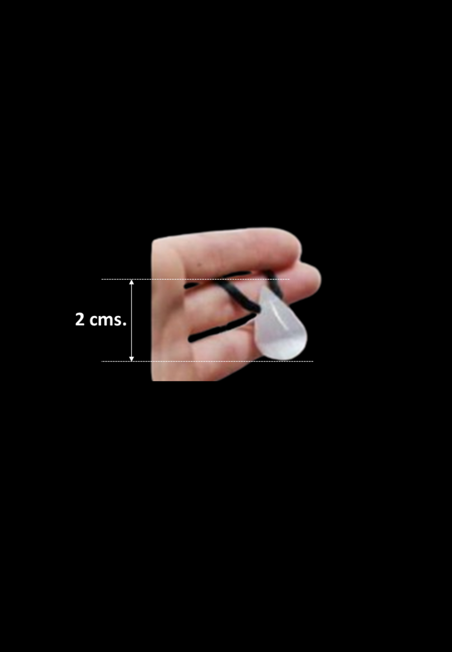 → Colgante en Gota de Selenita - Ref. SP-103 - 2