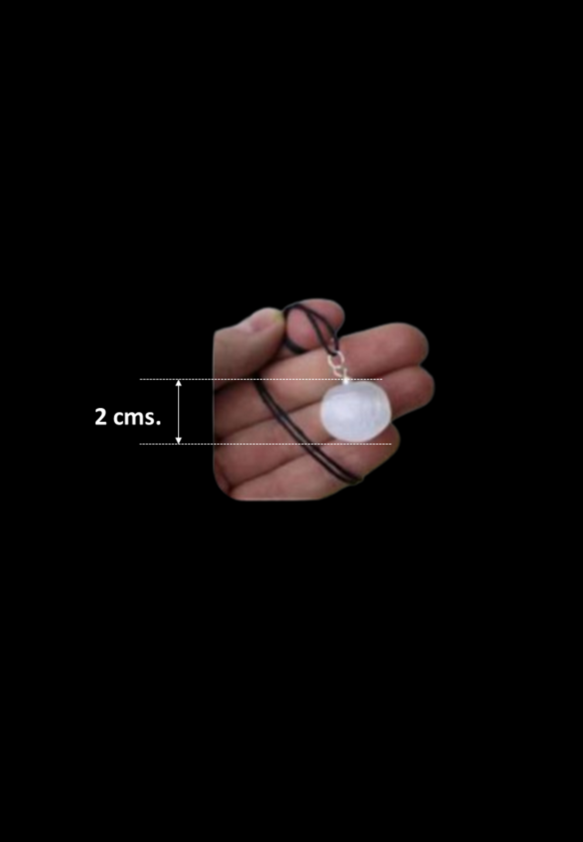 → Colgante en Esfera de Selenita - Ref. SP-104 - 2