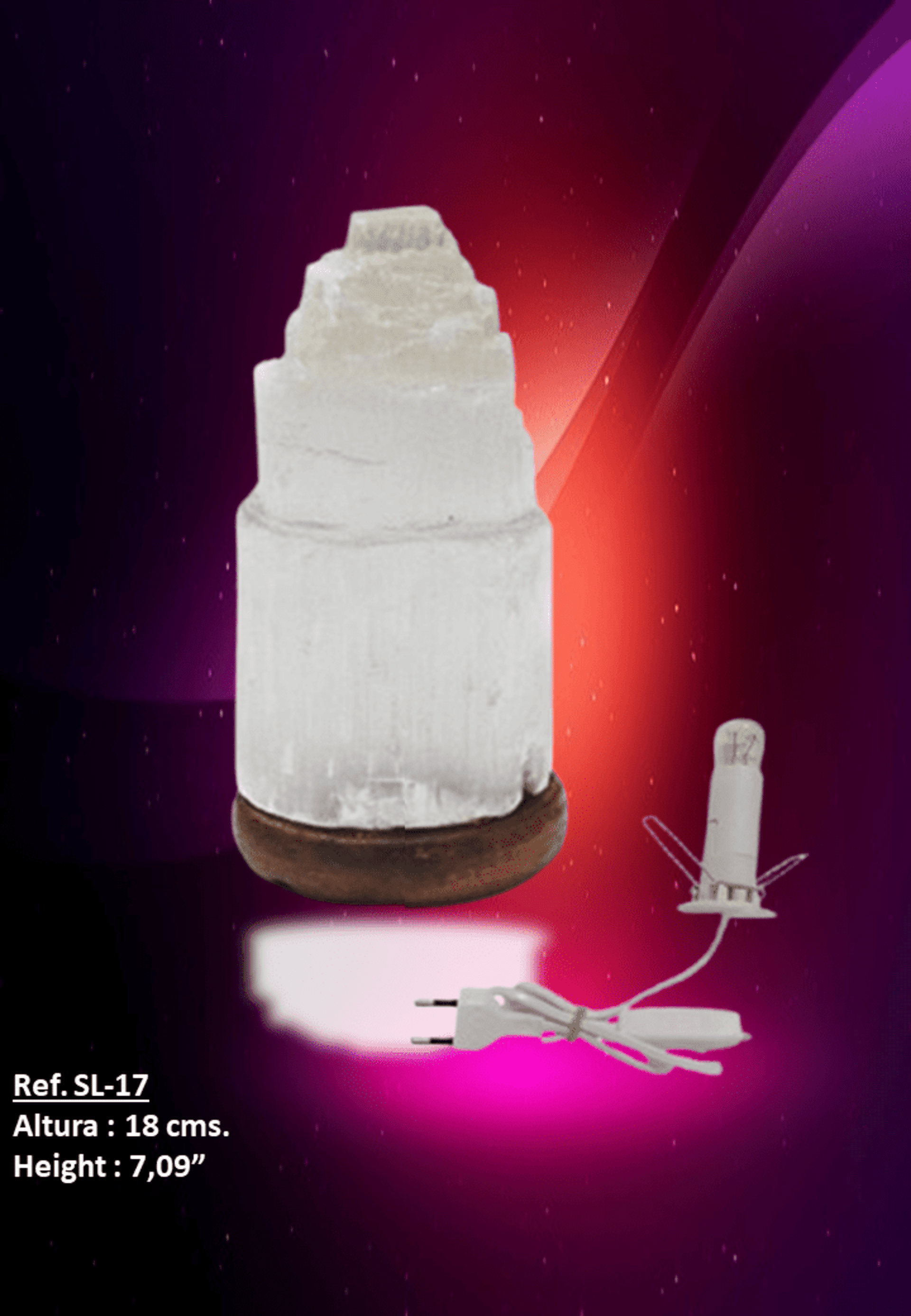 → Ref. SL-17 - Lámpara Torre Grabada - Tower Graved Lamp - 2