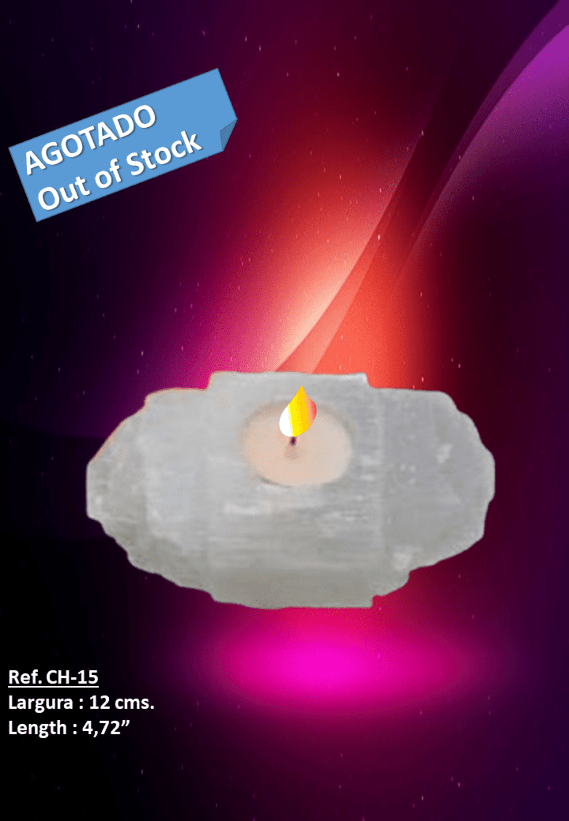 → Ref. CH-15 - Portavelas Rústico - Rustic Candle Holder - 1
