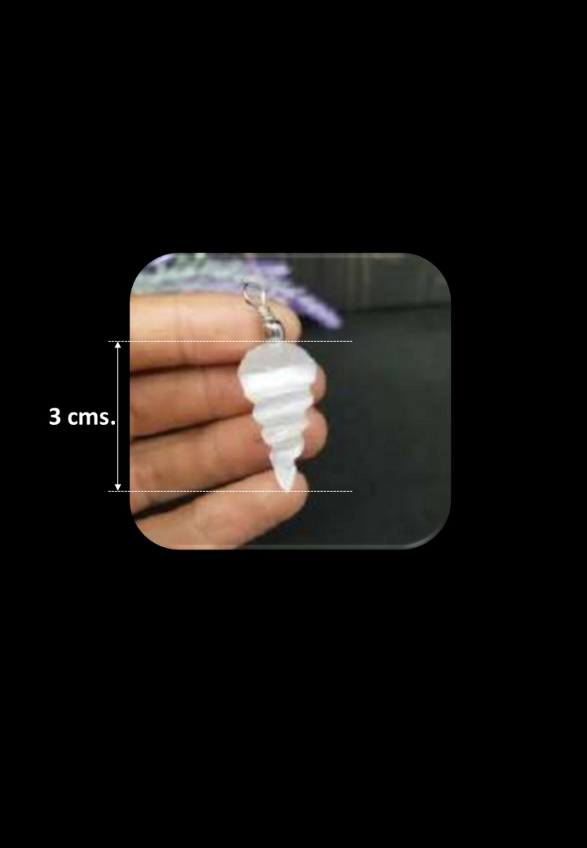 → Colgante en Espiral de Selenita - Ref. SP-99 - 2