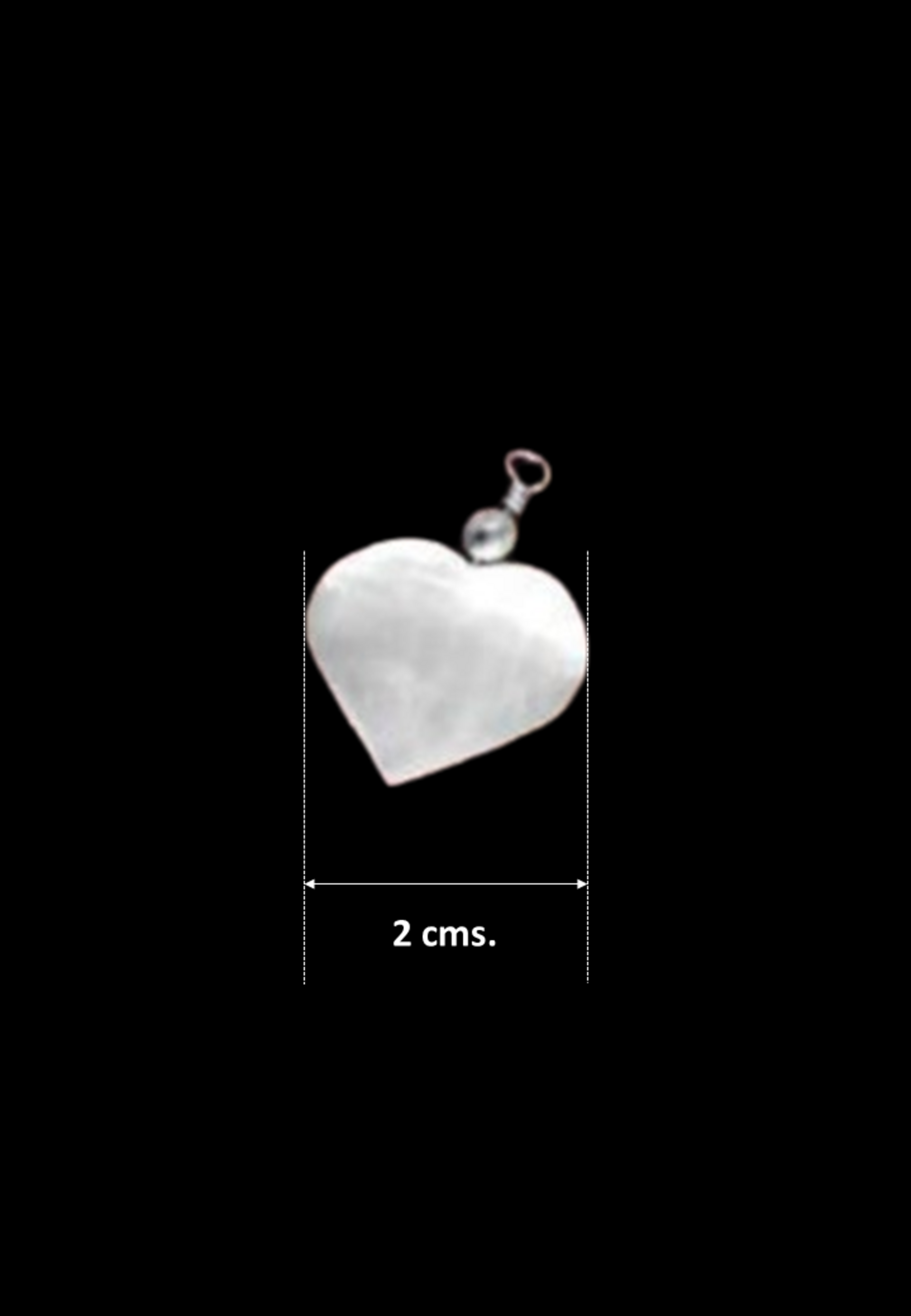 → Colgante en Corazón de Selenita - Ref. SP-100 - 2
